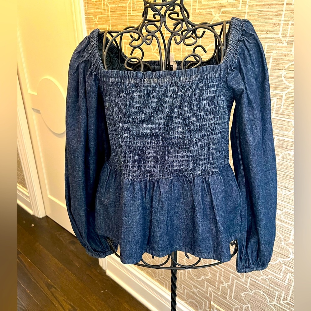 J Crew Denim Top